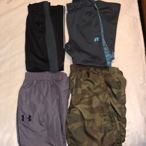 4 pair bundle of Boys sweatpants all YS 6/7